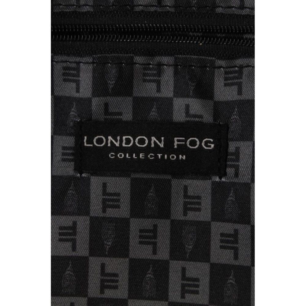 London Fog Womens Quilted Zippered Backpack Handbag Purple - Picture 7 of 7